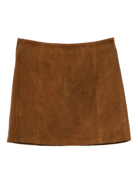 DIXIE suede mini skirt