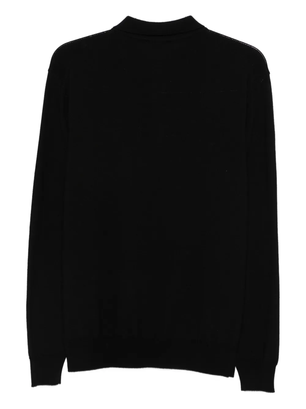 Cenere GB buttoned polo shirt - Zwart