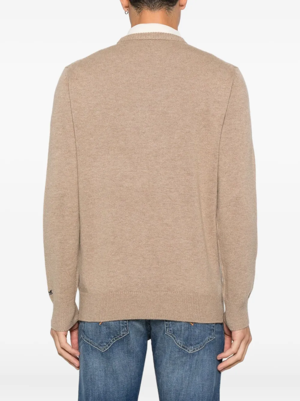 Mc2 Saint Barth Car-graphic Sweater In Neutral