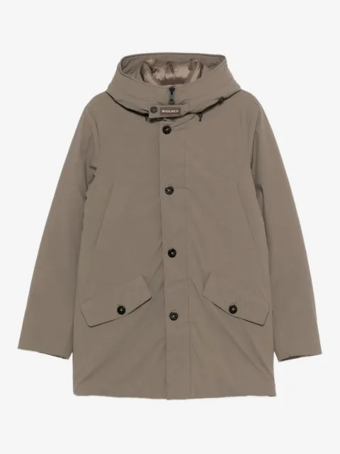 Woolrich button hooded jacket