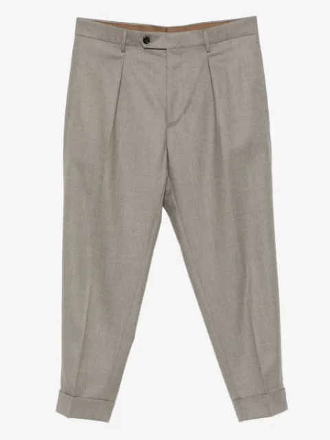 Berwich Chiaia pleated cuffed trousers