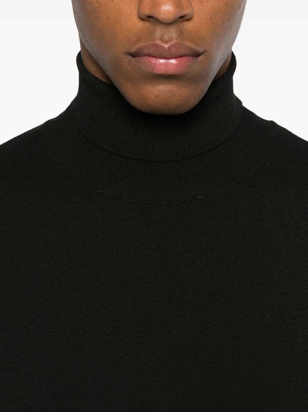 Imperial Roll-neck Sweatshirt In Black