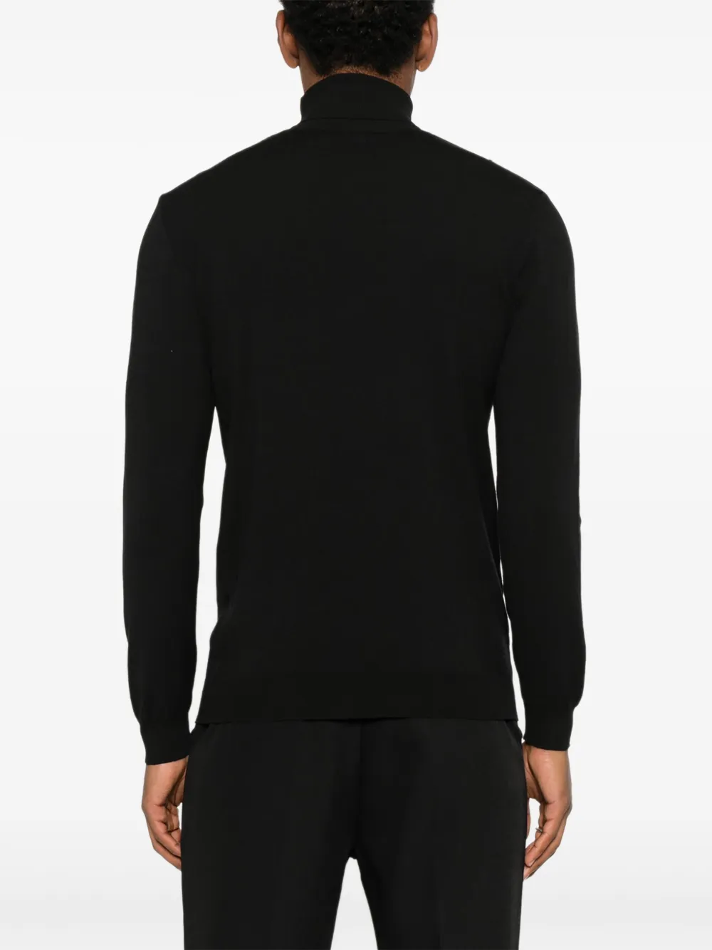 Imperial Roll-neck Sweatshirt In Black