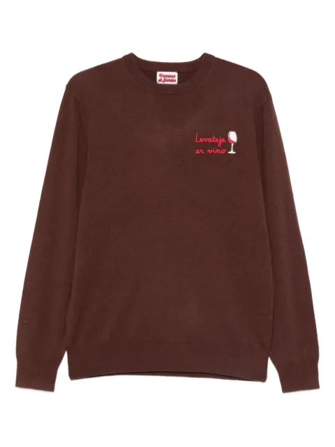 MC2 Saint Barth embroidery-detail sweatshirt