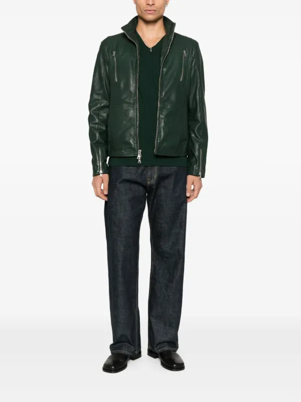 Manteau à Capuche John Varvatos – Homme Vert Taille M – Occasion Très Bon état – Style Casual