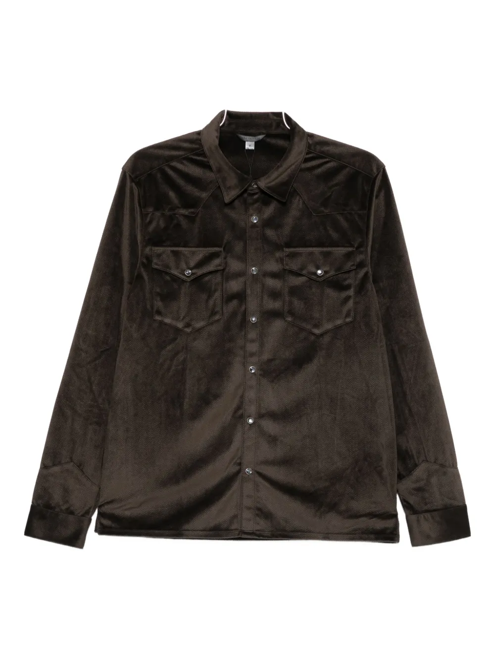 John Varvatos Andres pocket shirt - Marrone