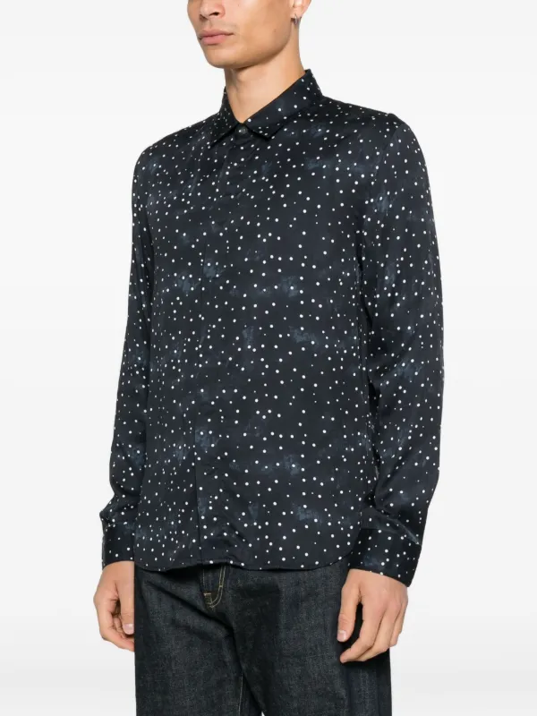 John Varvatos polka-dot Shirt | Black | FARFETCH