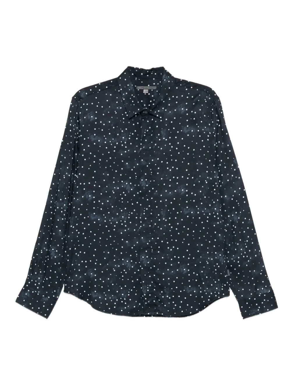 John Varvatos camisa con estampado de lunares | negro | Image 1