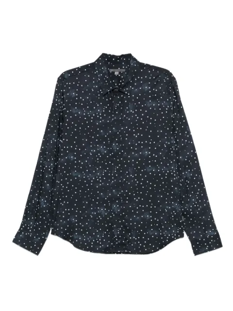 John Varvatos camisa con estampado de lunares