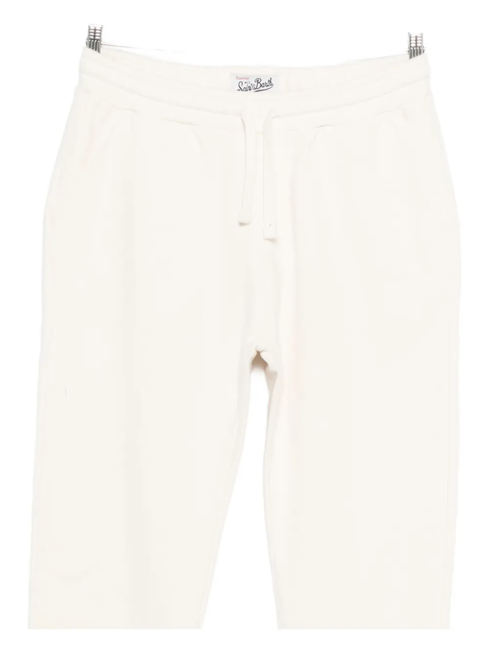 Mc2 Saint Barth Bolt Drawstring Trousers In White