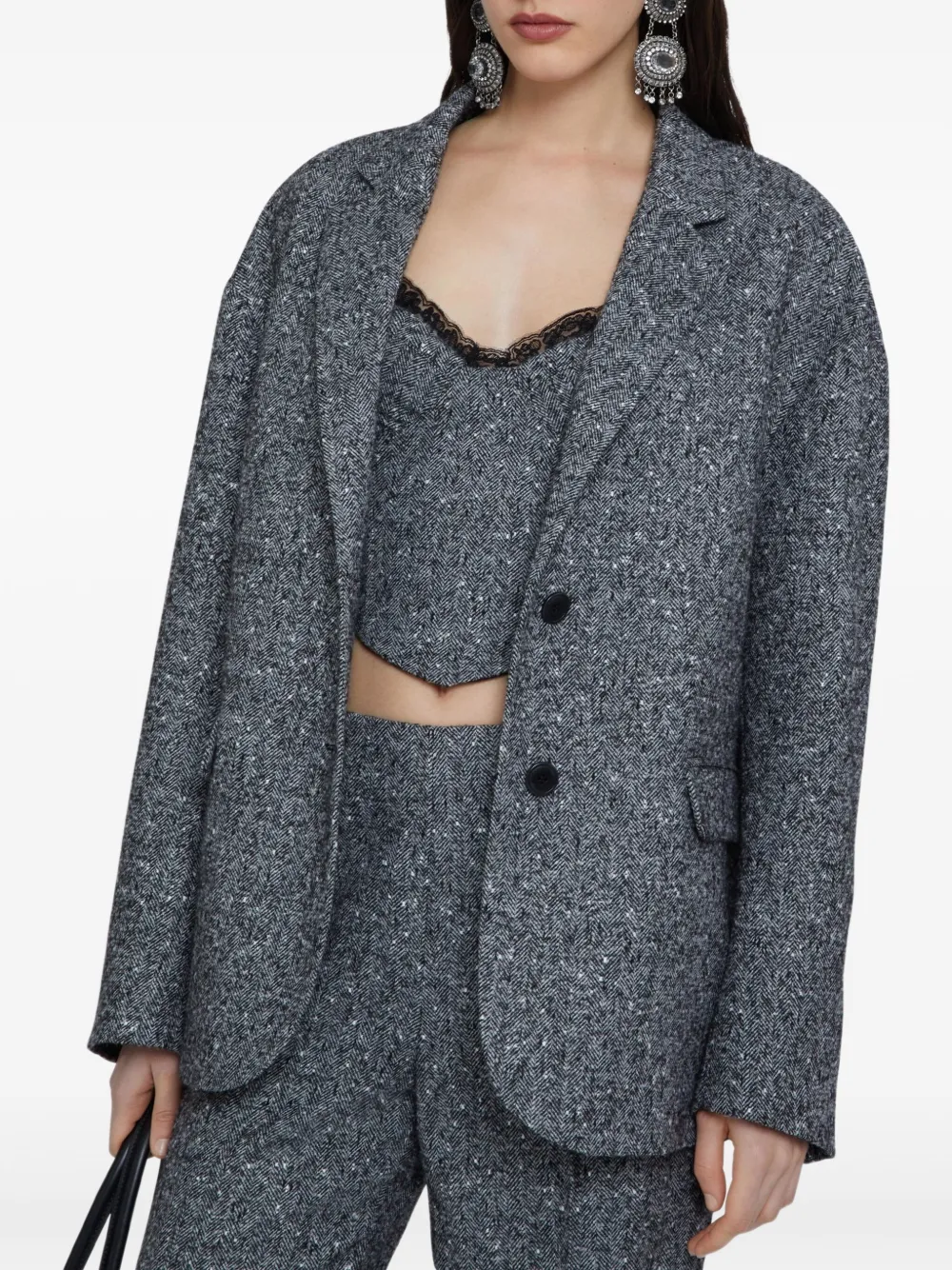 Ermanno Scervino herringbone-pattern blazer | Blazers | Image 2