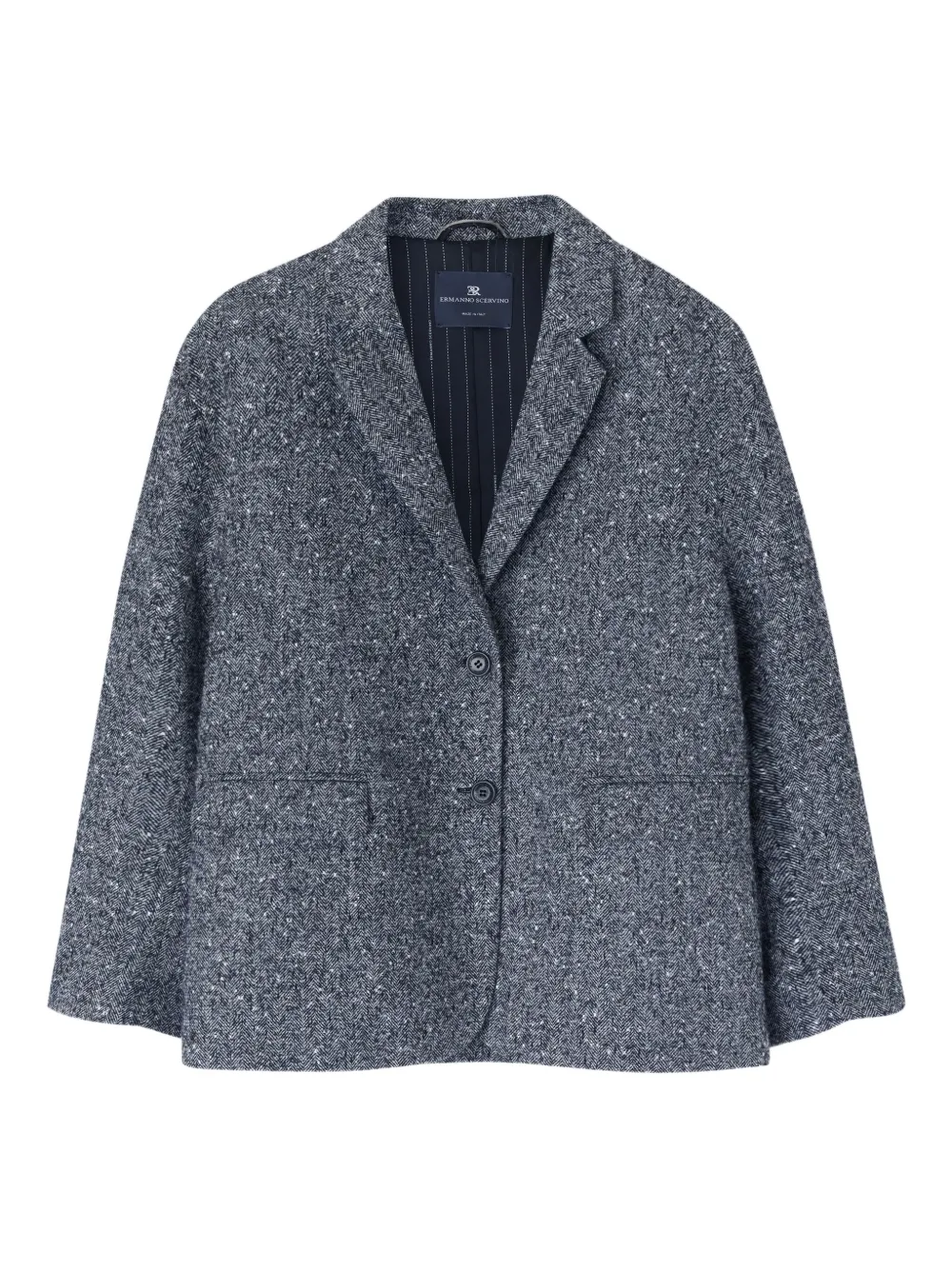 Ermanno Scervino herringbone-pattern blazer | Black | Image 1