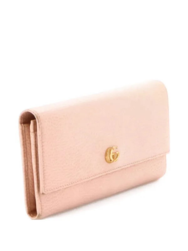 Gucci Pre-Owned GGマーモント レザーコンチネンタルウォレット 