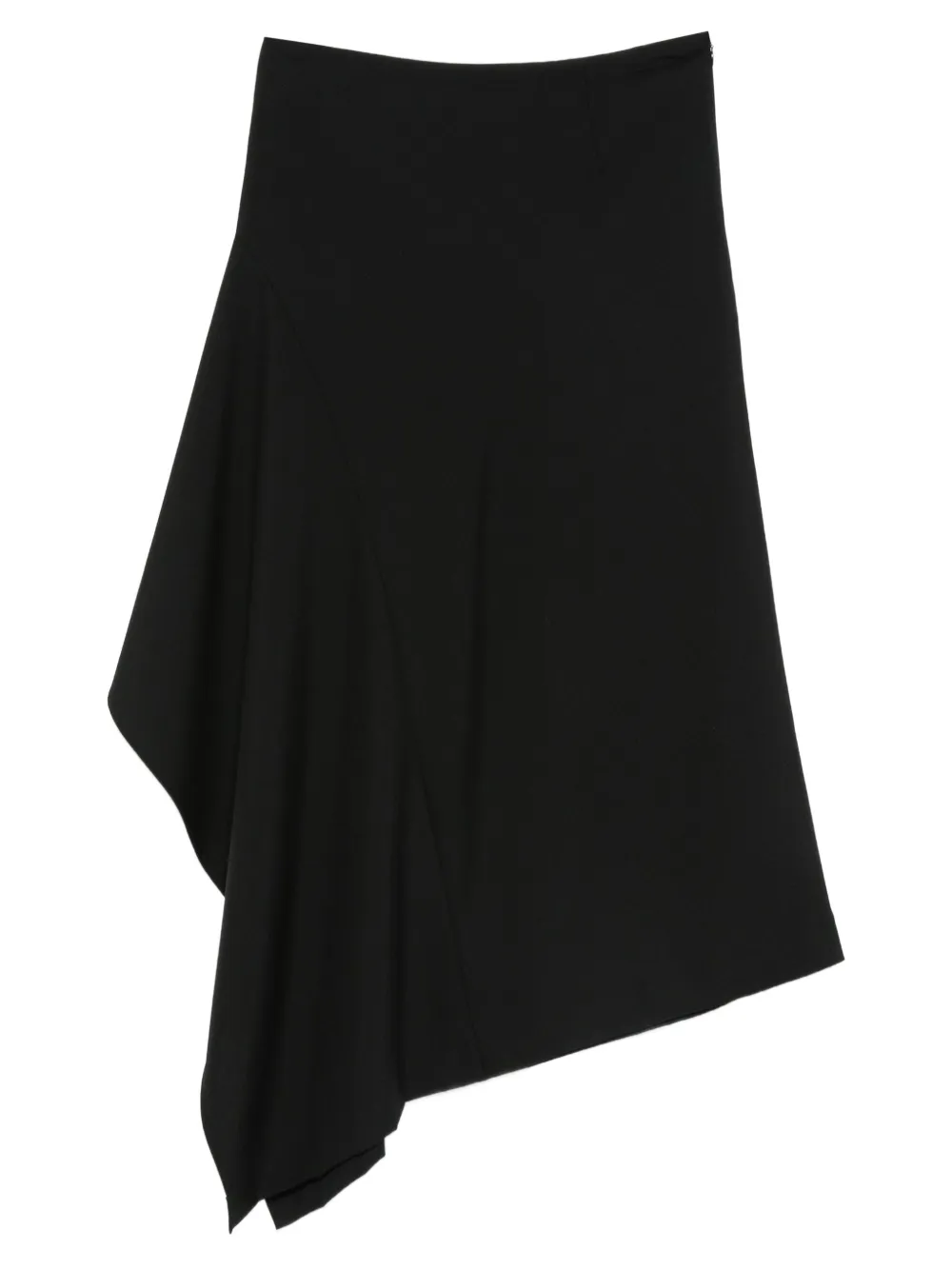 Lutz Huelle Angle Midi Skirt In Black