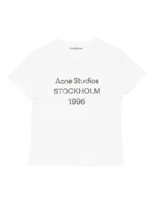 Acne Studios ワッフルニット Tシャツ | グレー | FARFETCH JP