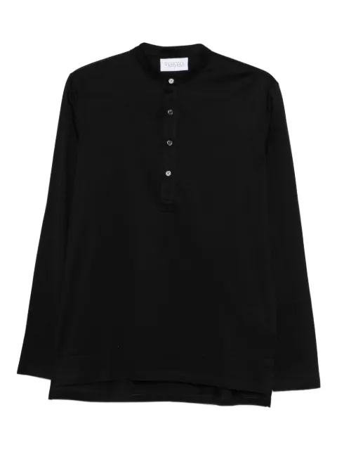 Tokyo buttoned long-sleeved polo shirt
