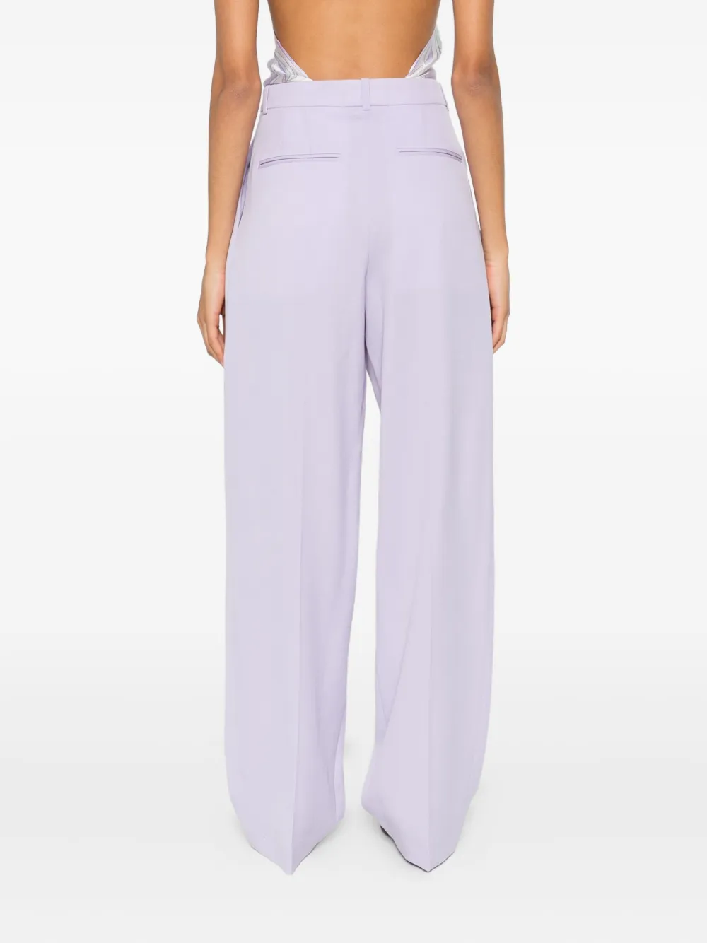 Wardrobe.nyc Pleated Trousers In White