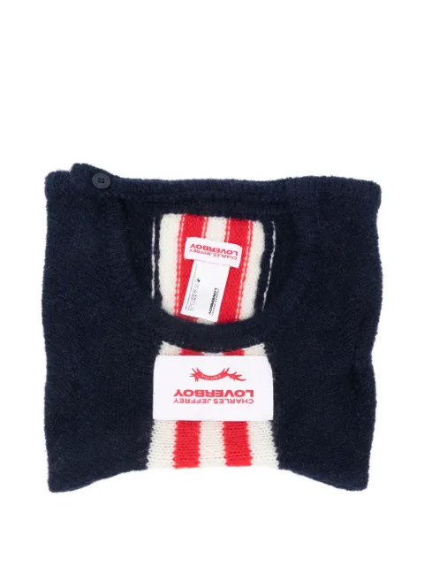 Charles Jeffrey Loverboy striped hood 