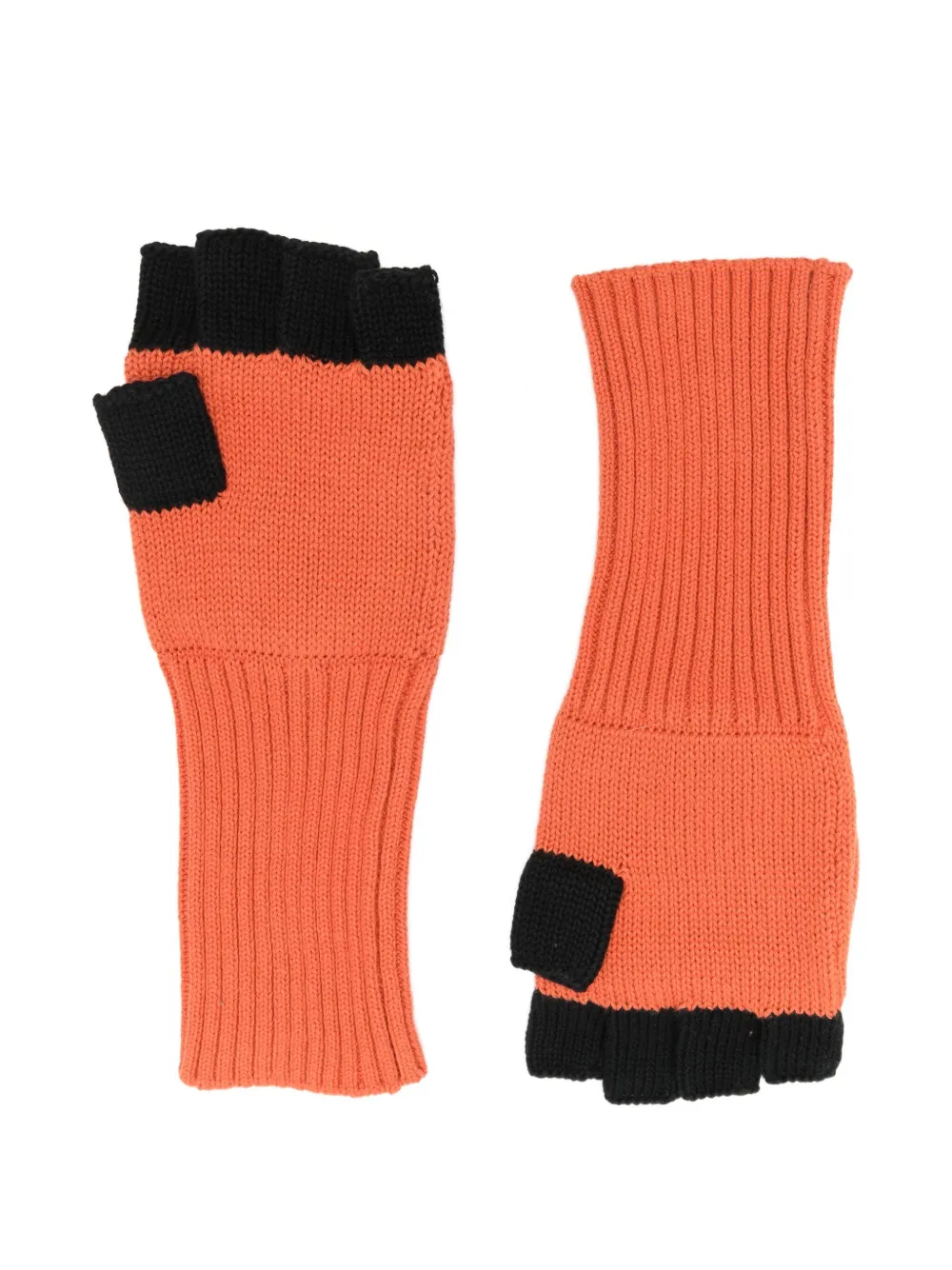 Charles Jeffrey Loverboy Animal-motif Gloves In Orange