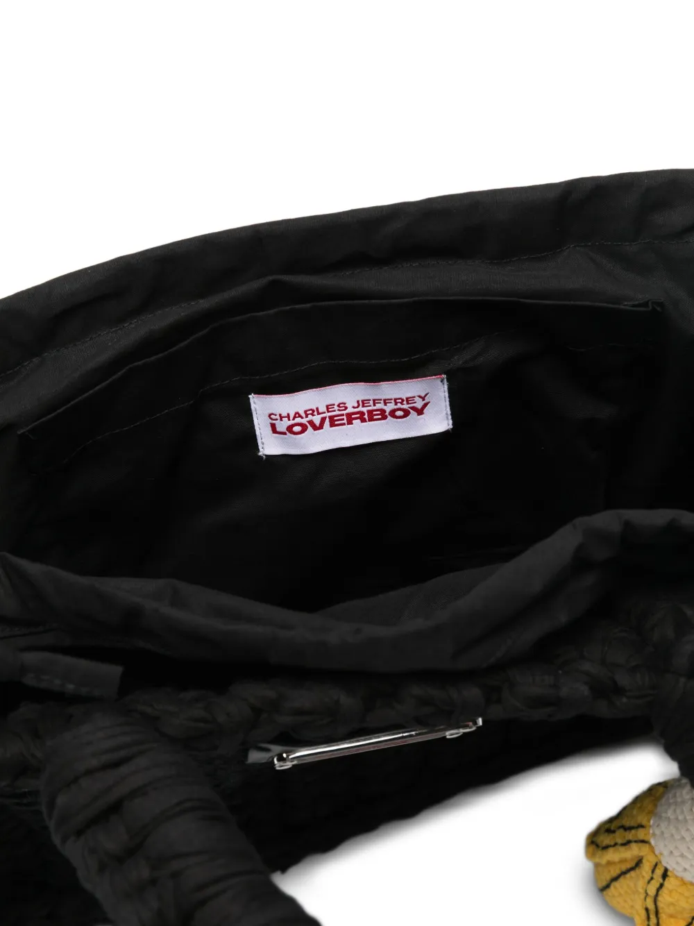 Charles Jeffrey Loverboy Shopper met bananenbedel Zwart