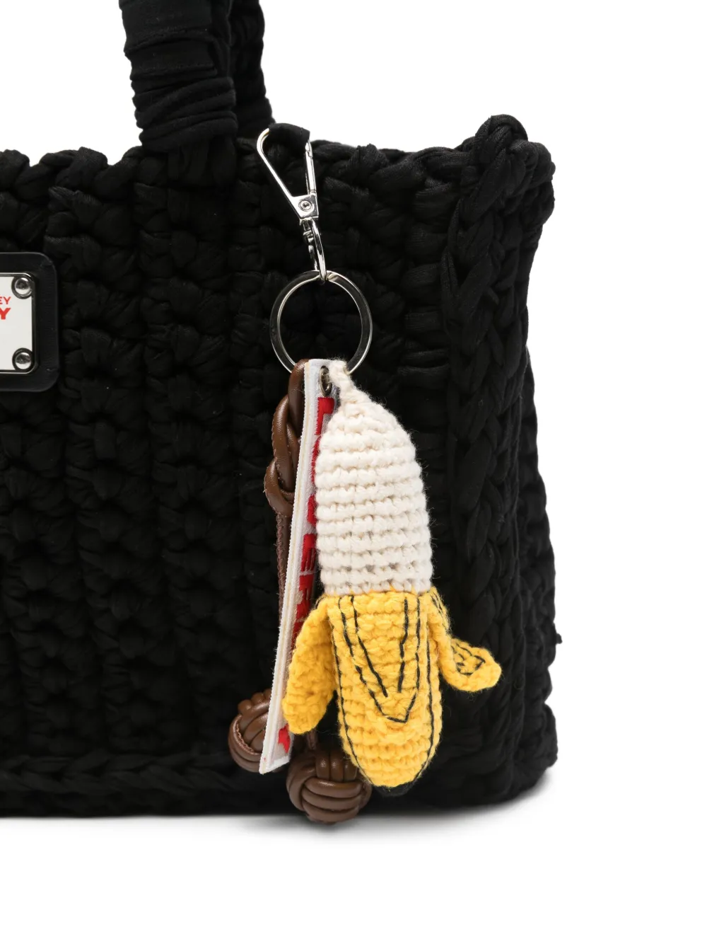 Charles Jeffrey Loverboy Shopper met bananenbedel Zwart