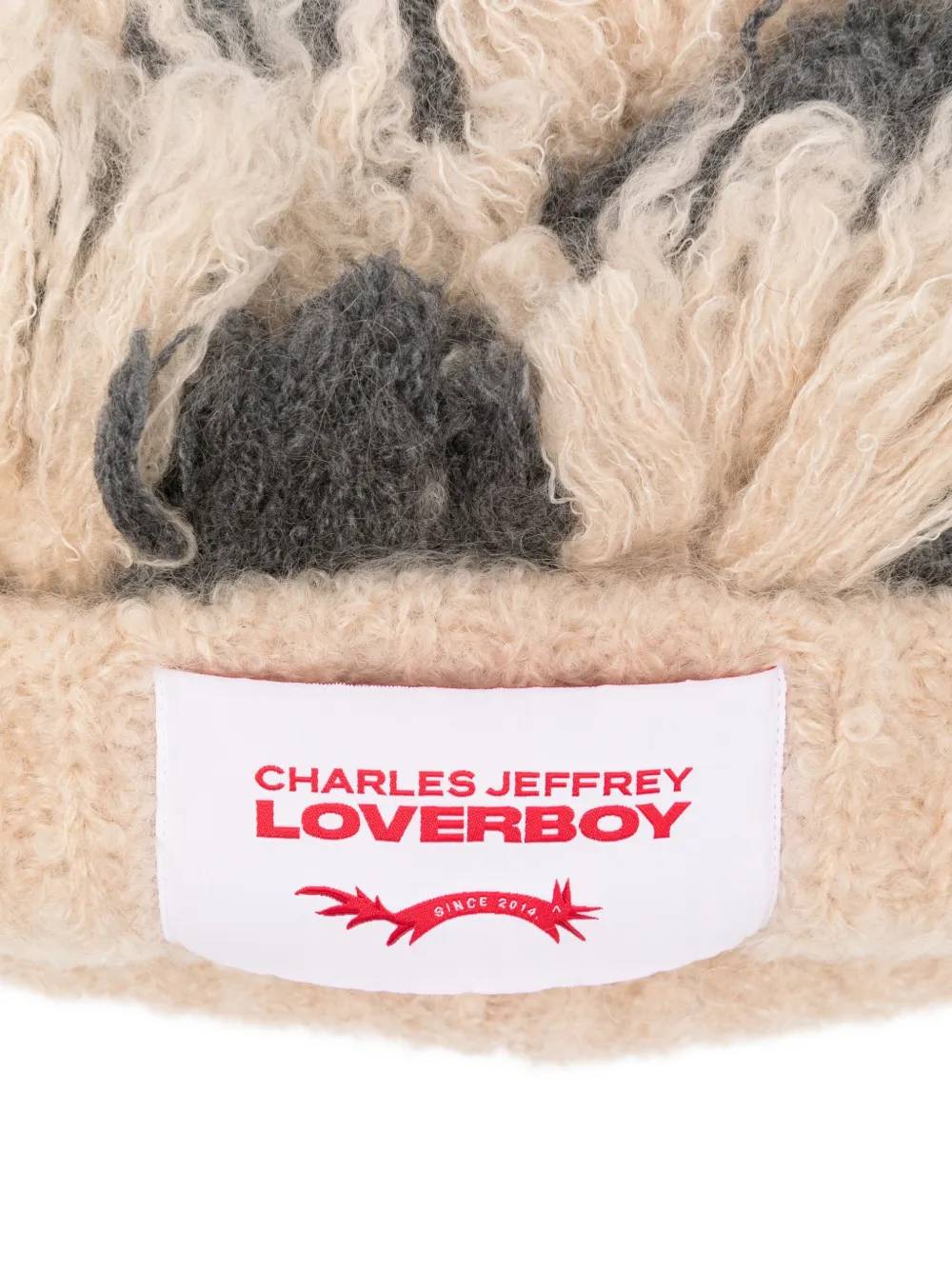 Charles Jeffrey Loverboy Shaggy-ears Beanie In Brown