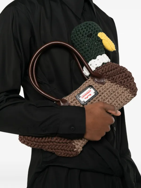 Charles Jeffrey Loverboy Duck Tote Bag | Brown | FARFETCH