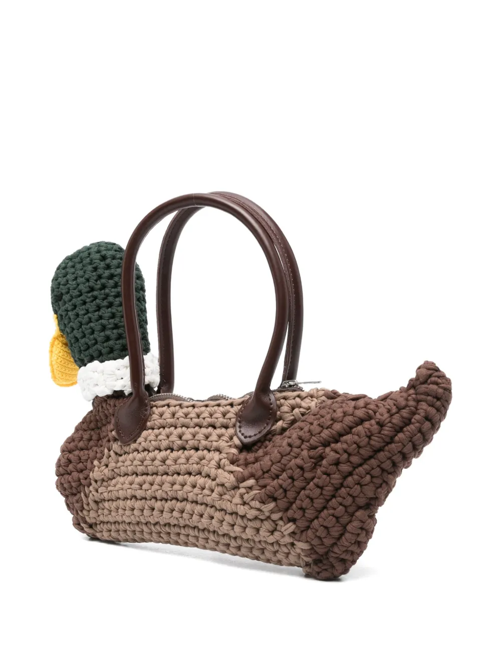 Charles Jeffrey Loverboy Duck Tote Bag In Brown