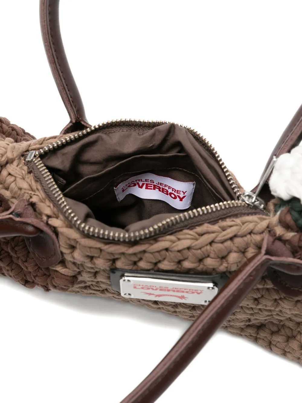 Charles Jeffrey Loverboy Duck Tote Bag In Brown