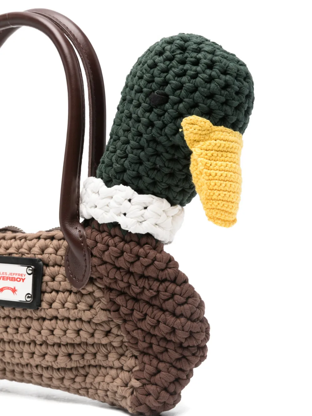 Charles Jeffrey Loverboy Duck Tote Bag In Brown