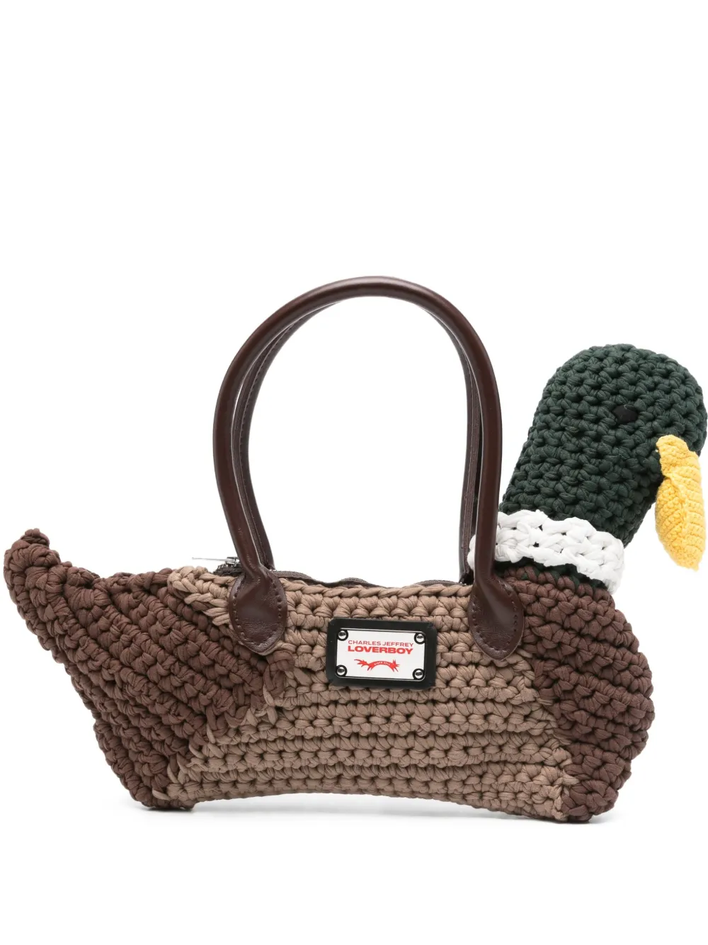 Charles Jeffrey Loverboy Duck tote bag | Brown | Image 1