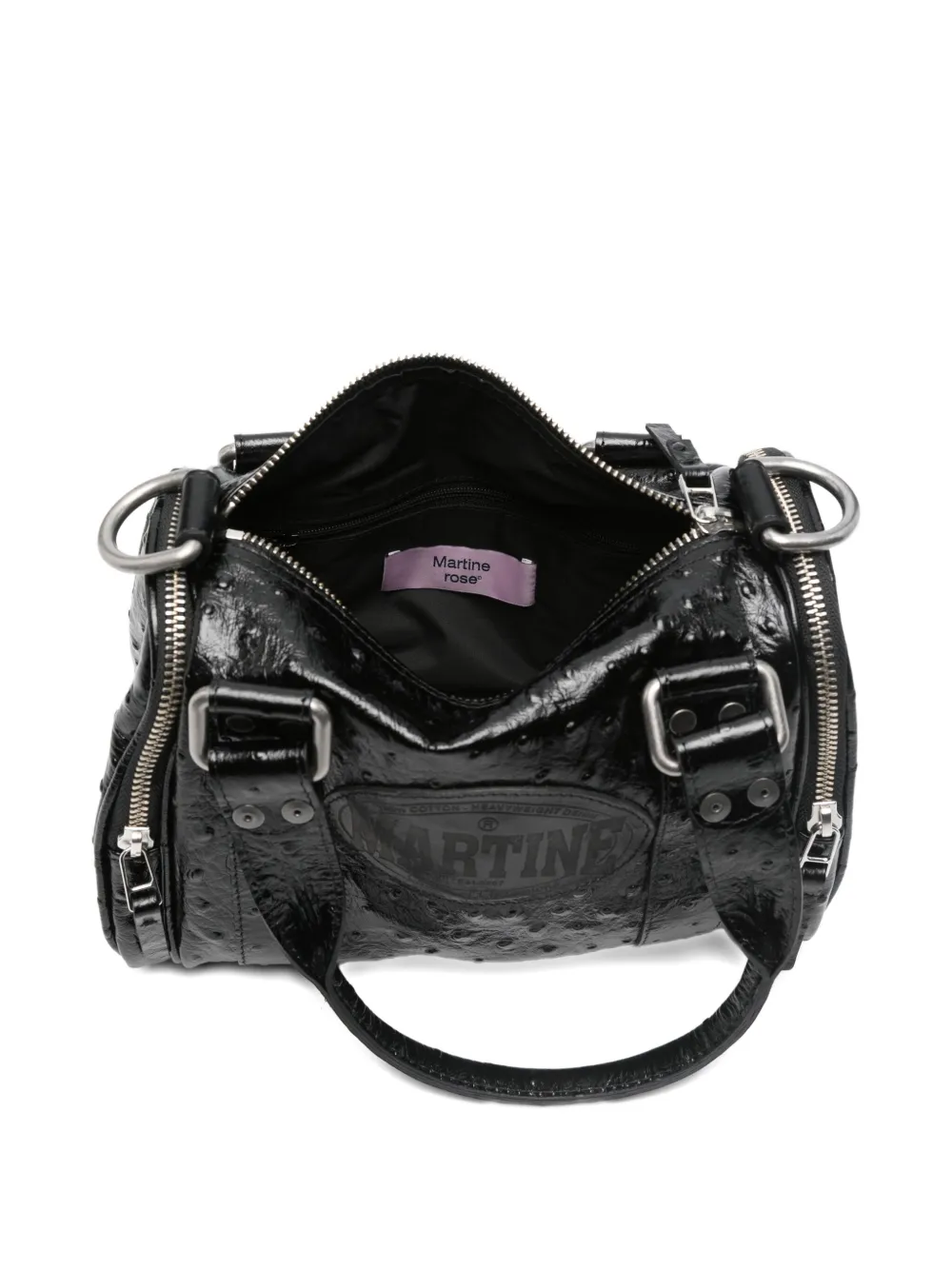 Martine Rose Sports mini-shopper met rits Zwart