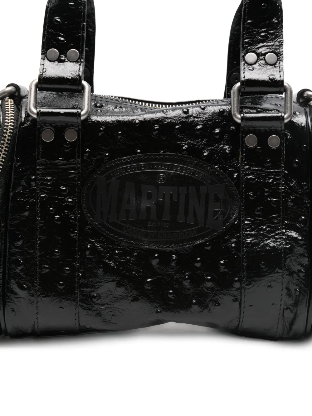 Martine Rose Sports mini-shopper met rits Zwart