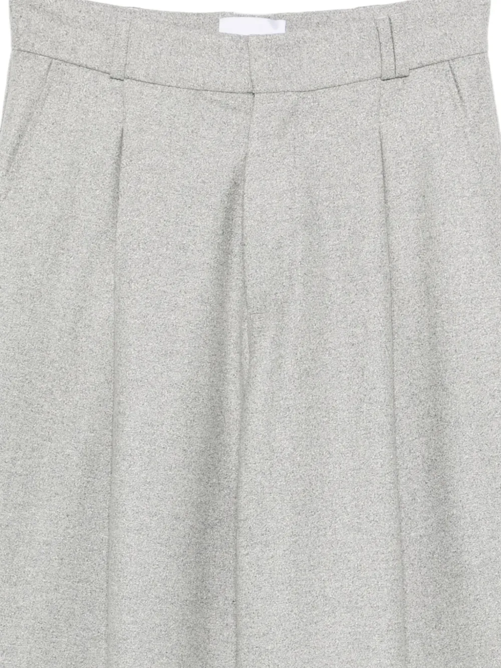 Bonsai Ruimvallende broek met plooien Grijs