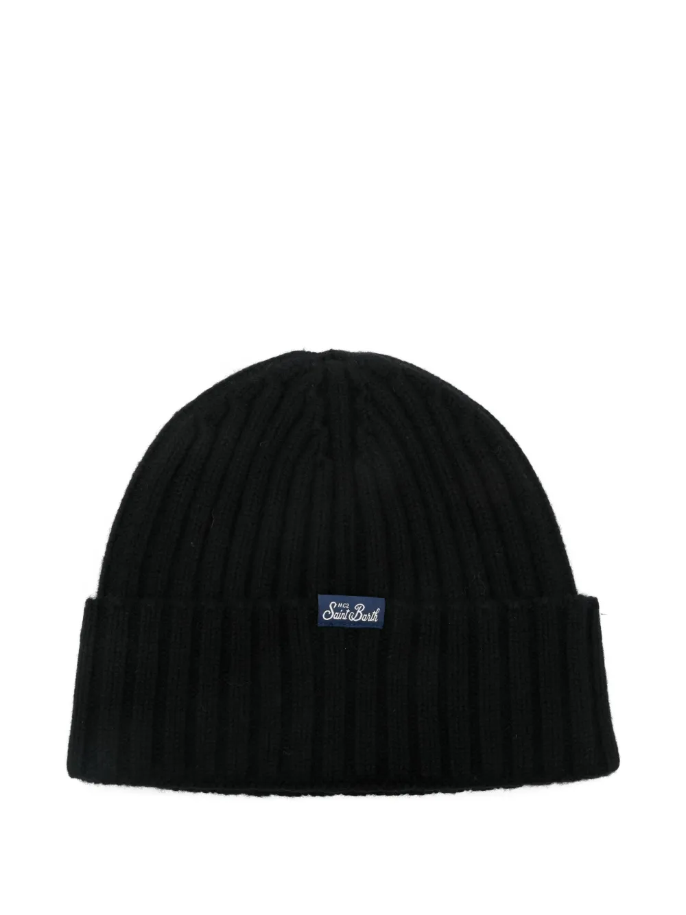 MC2 Saint Barth logo-embroidered beanie - Zwart