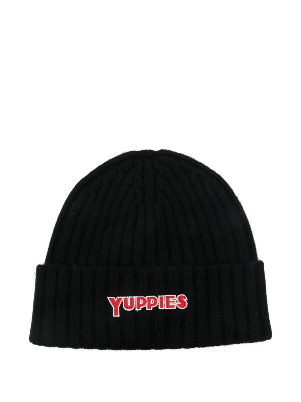 Mc2 Saint Barth Logo-embroidered Beanie In Black