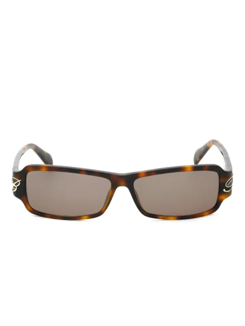 Blumarine lentes de sol con armazón rectangular
