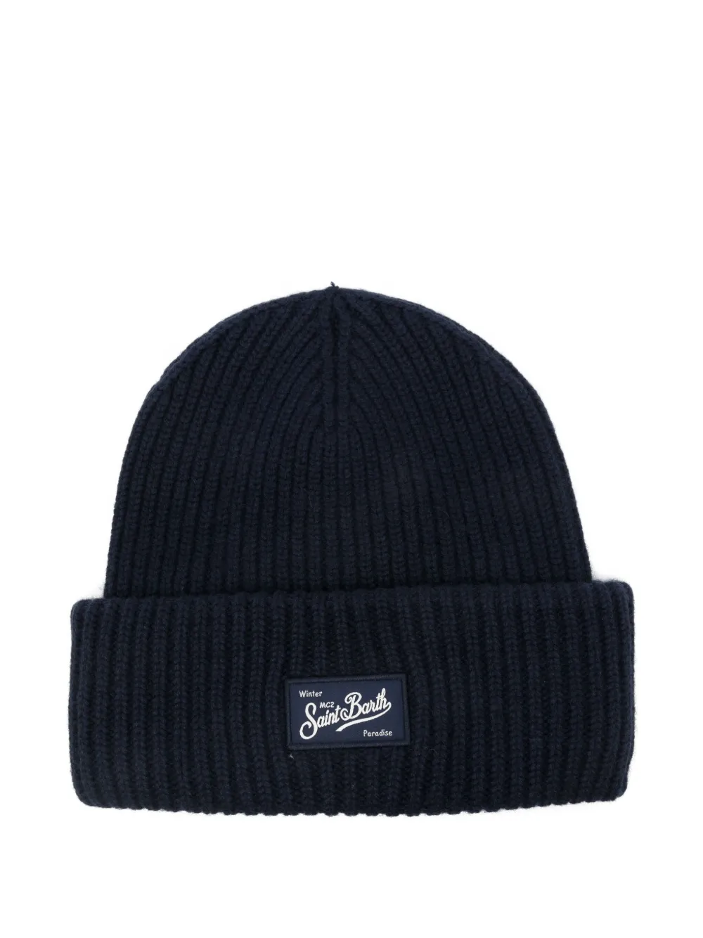 MC2 Saint Barth ribbed patch hat | blu | Image 1