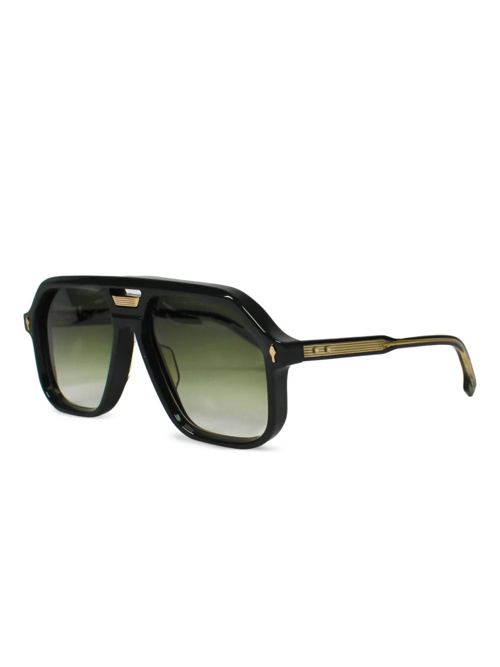 Jacques Marie Mage Casius zonnebril met piloten montuur - Zwart