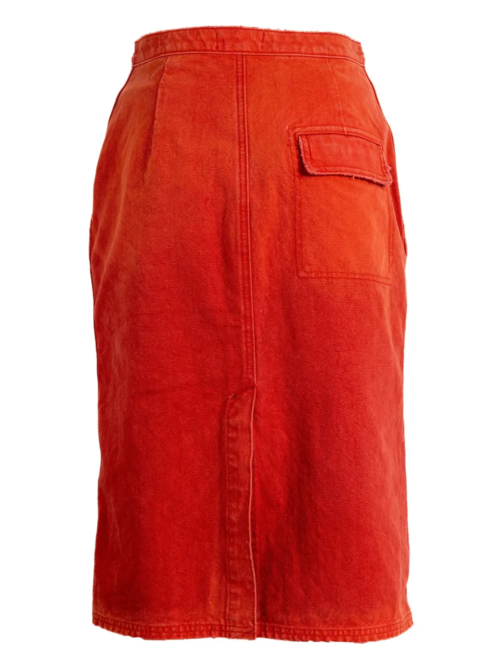 Willy Chavarria Workwear zipped mini skirt - Rood