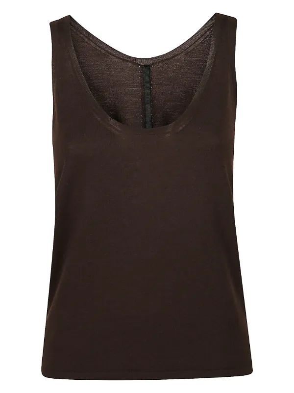 Petar Petrov Real Life Sleeveless Top in Brown