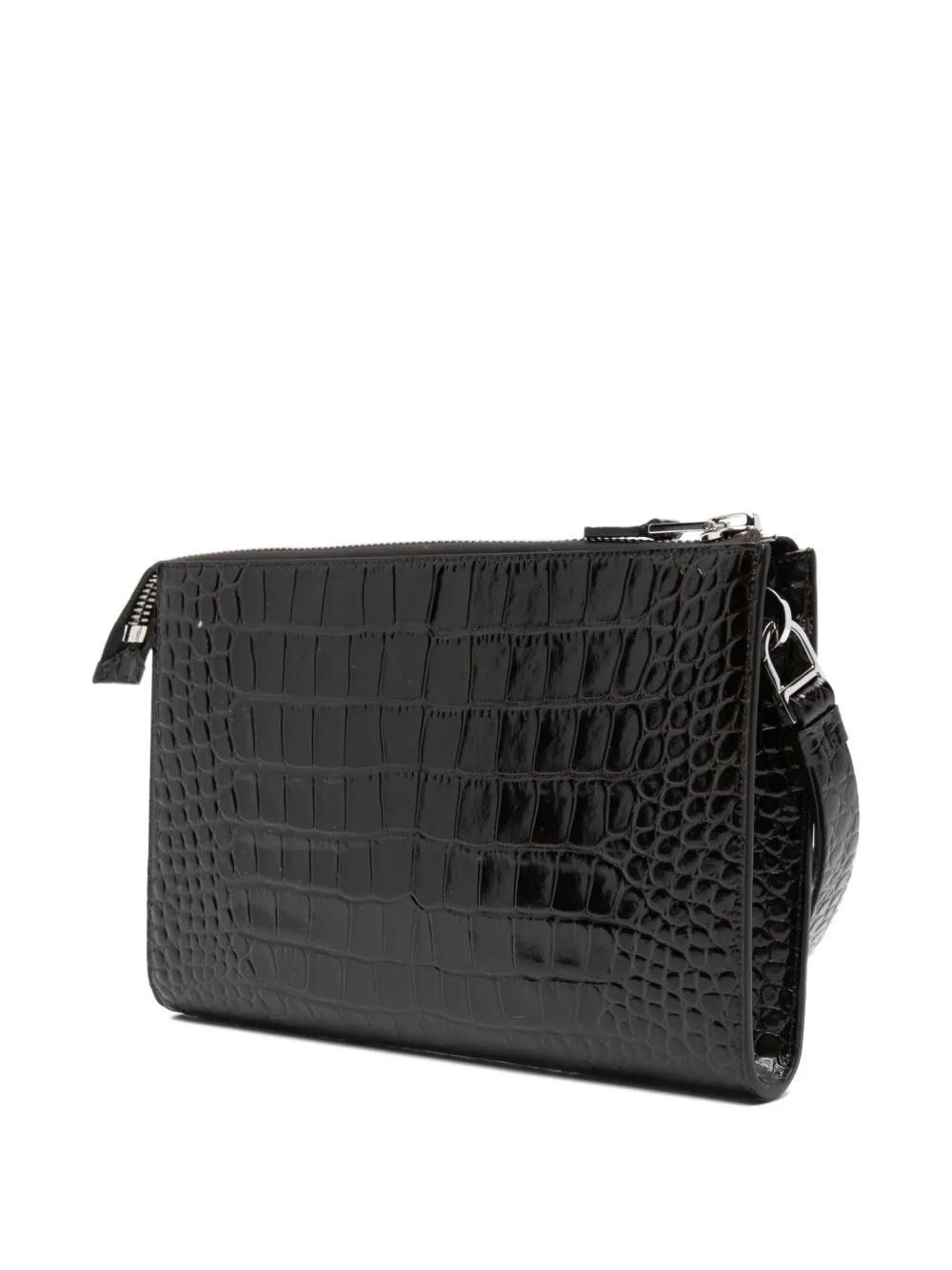 Tom Ford Zip-fastening Clutch In Black
