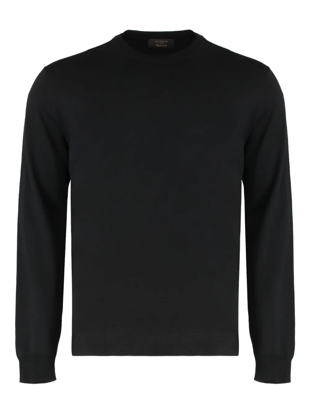 Slowear Crew-neck Sweater In Black