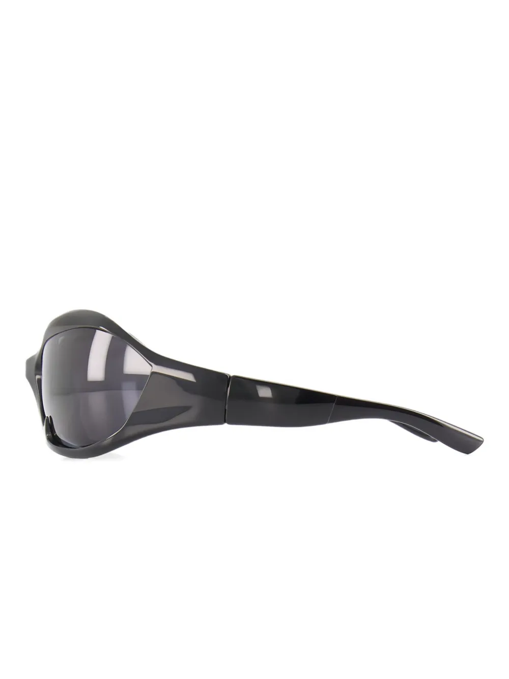  Jordanluca Xp1 Geometric-frame Sunglasses - Black 