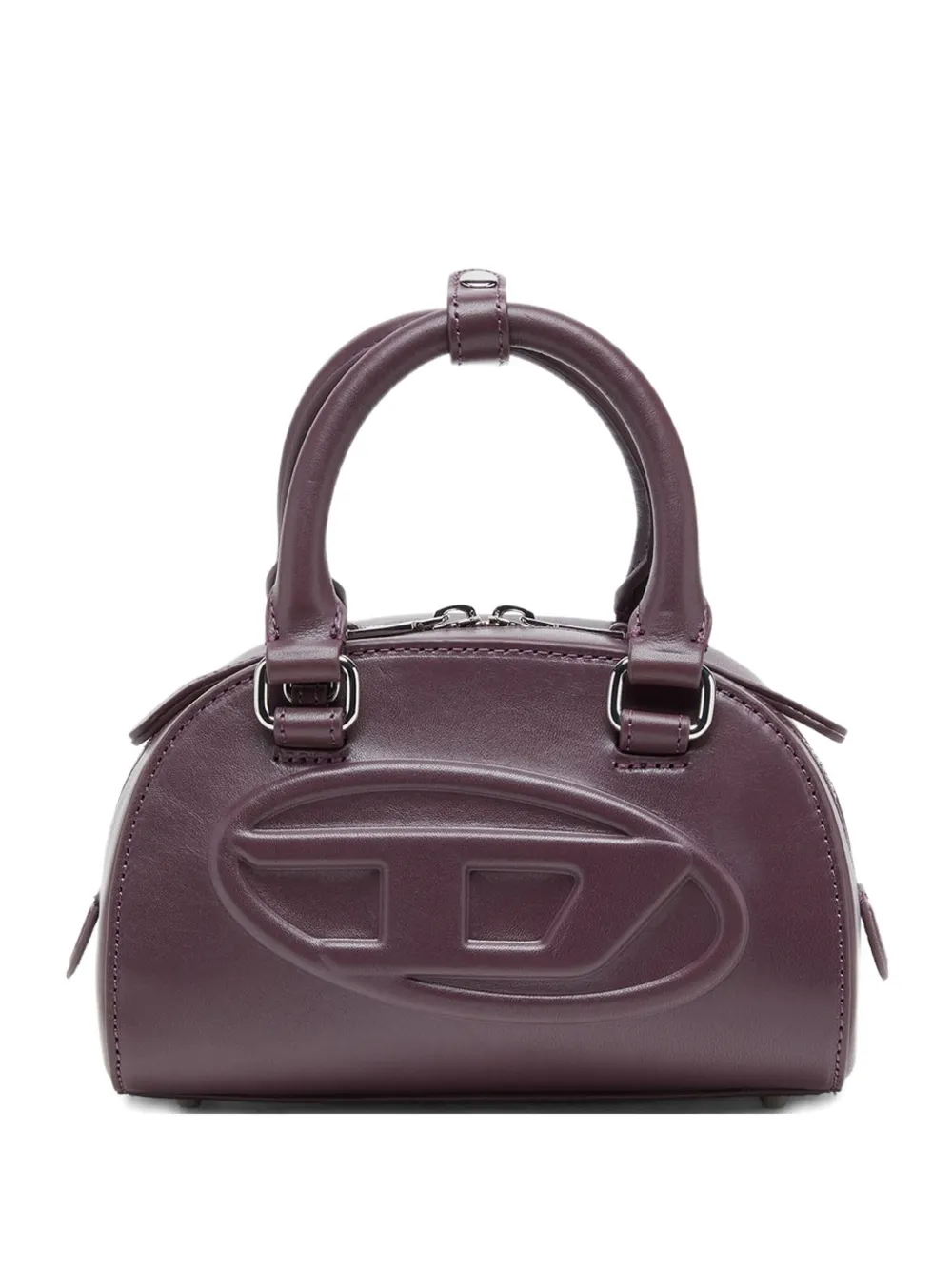 Diesel 1DR Dome logo-embossed crossbody bag - Viola