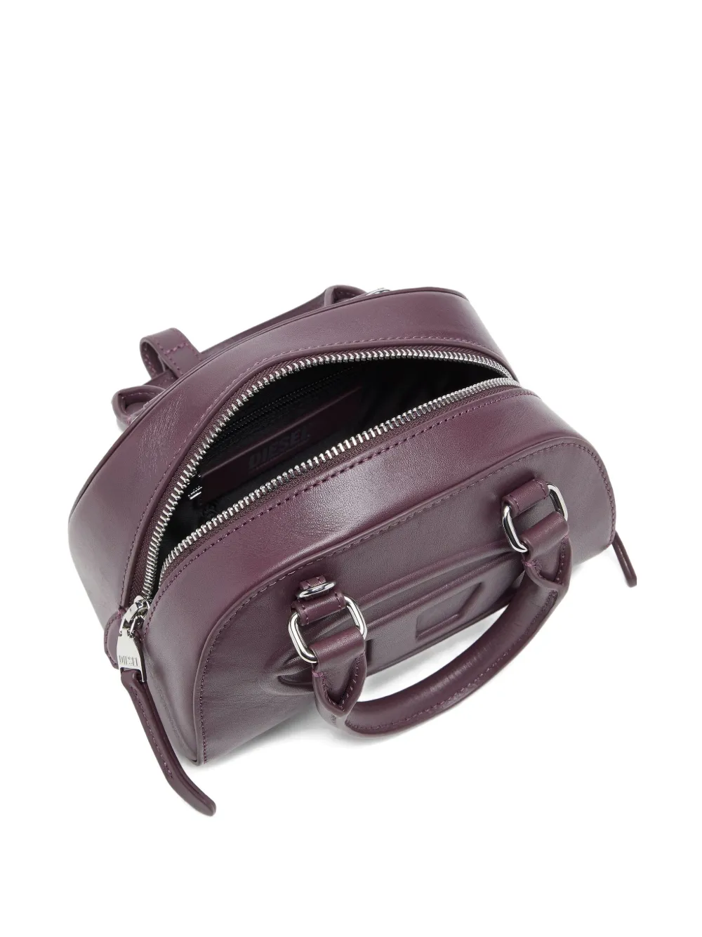 Diesel x Farfetch 1DR Dome crossbodytas met logo-reliëf Paars