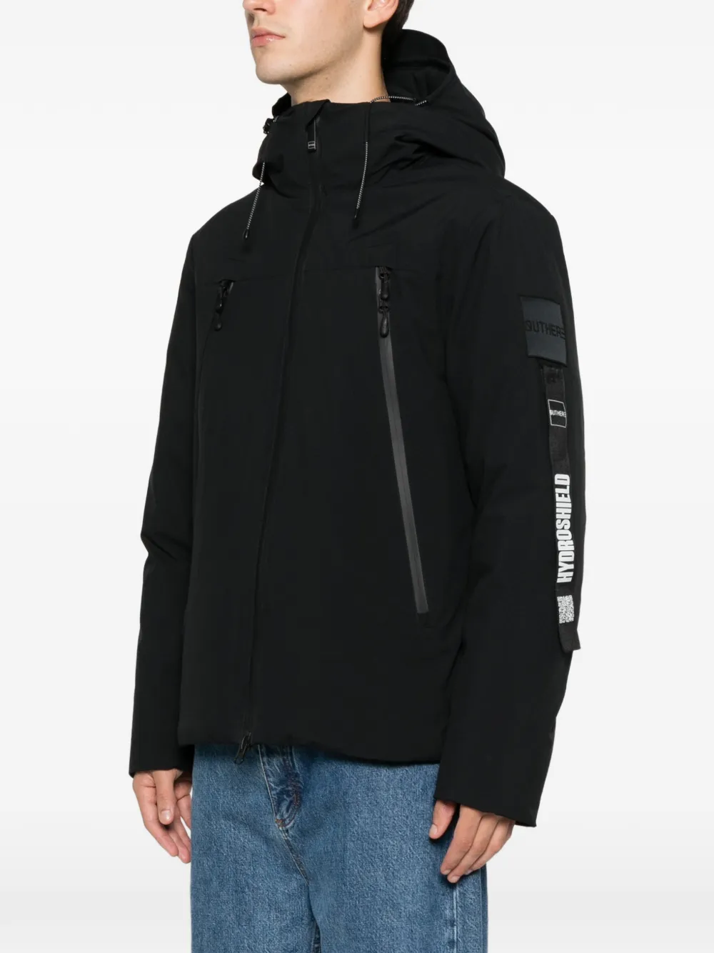 Outhere Zip Hooded Jacket In Black