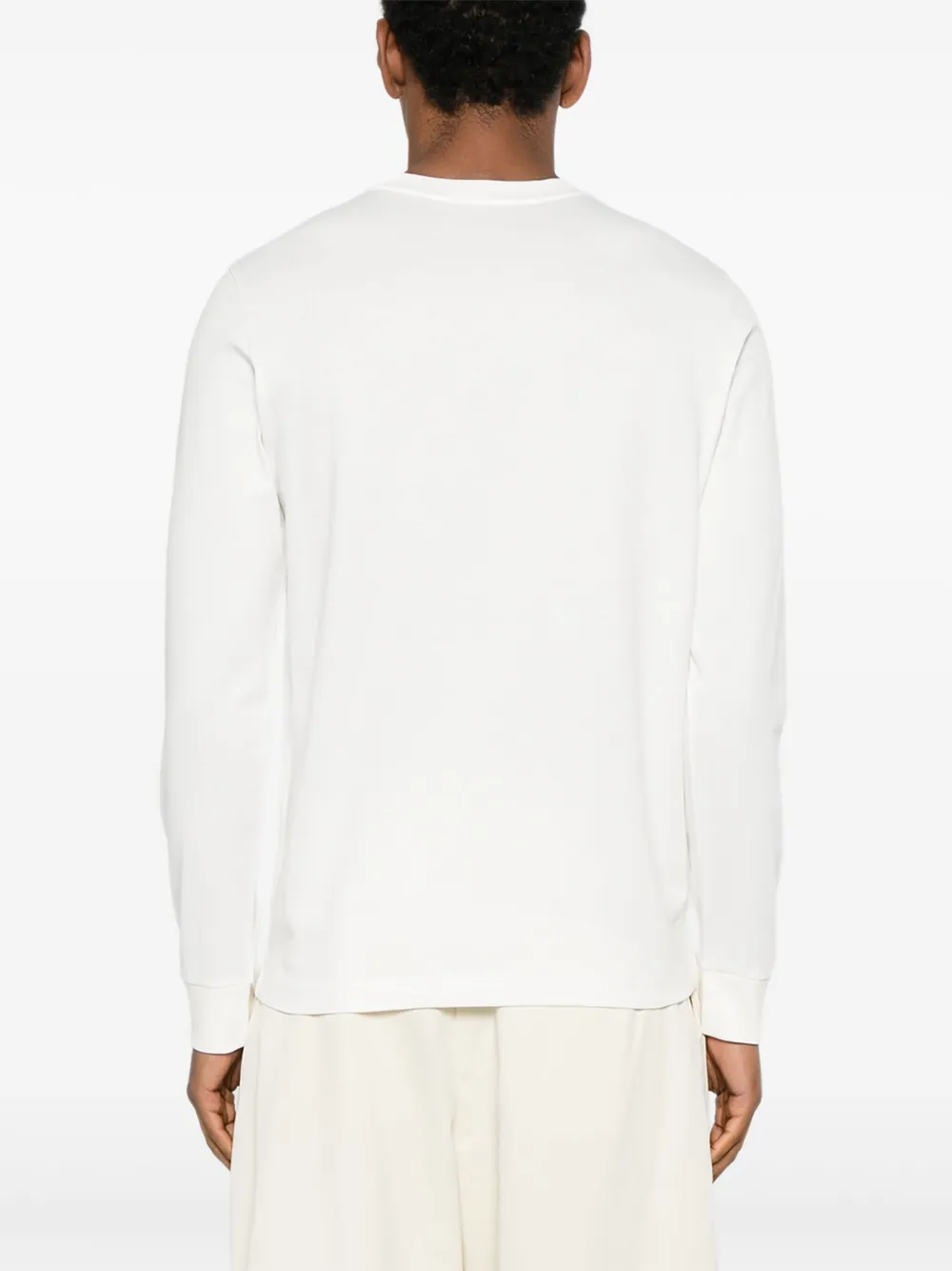 Moncler T-shirt met lange mouwen Wit