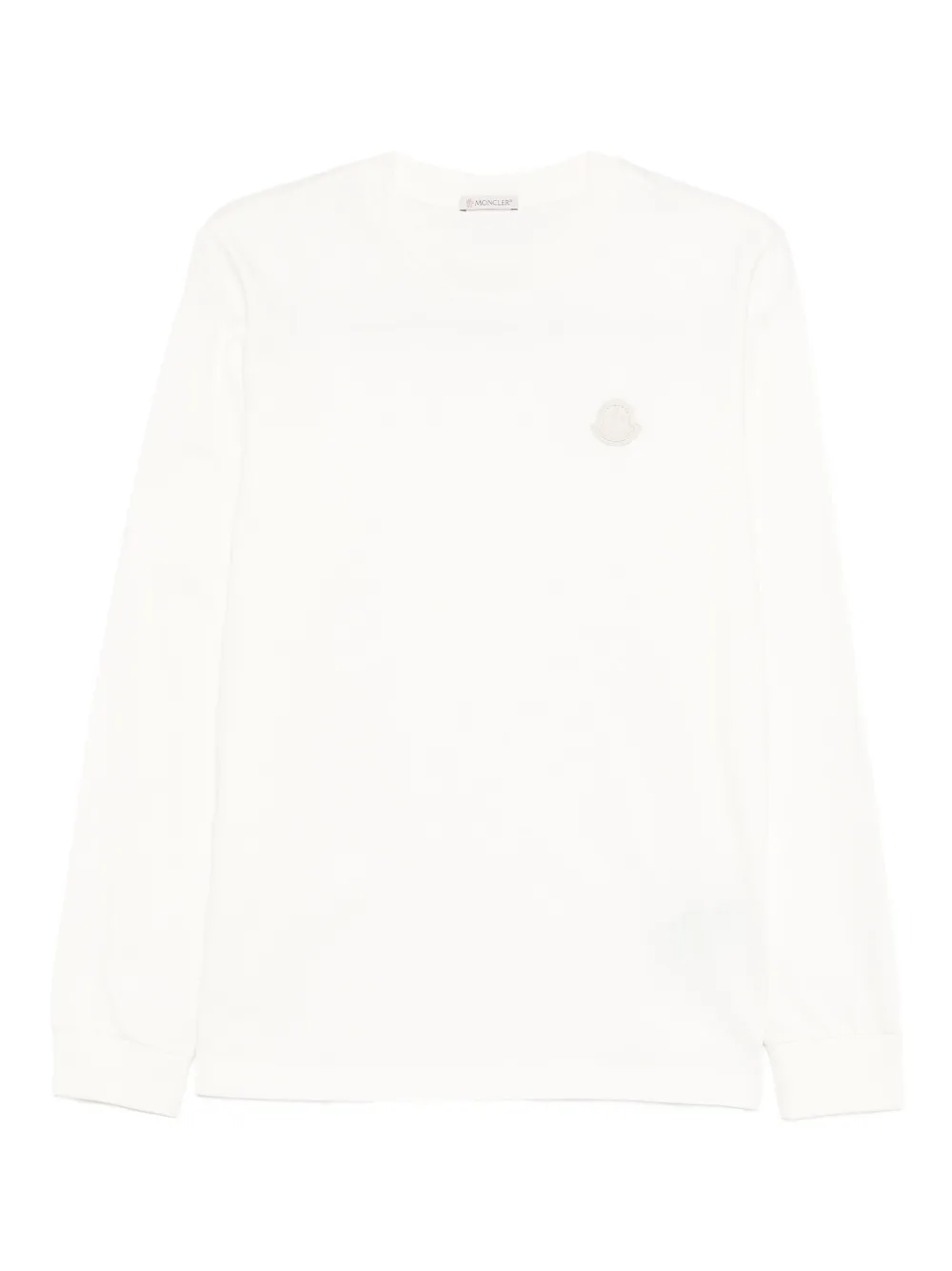 Moncler футболка с длинными рукавами | белый | Image 1