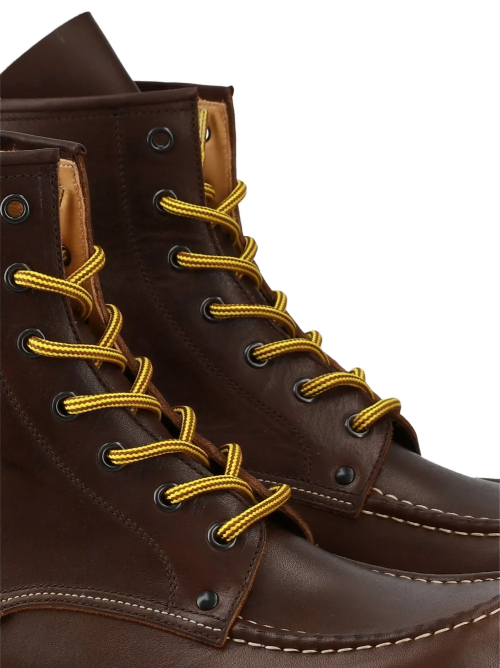 Premiata Laarzen met platform zool Bruin